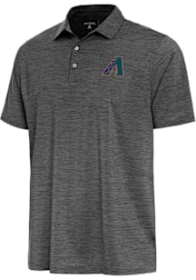 Antigua Arizona Diamondbacks Mens Black Layout Short Sleeve Polo