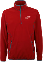 Antigua Detroit Red Wings Mens Red Ice Long Sleeve 1/4 Zip Pullover