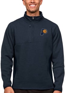 Antigua Indiana Pacers Mens Navy Blue Course Pullover Jackets