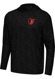 Antigua Baltimore Orioles Mens Black Swell Hood