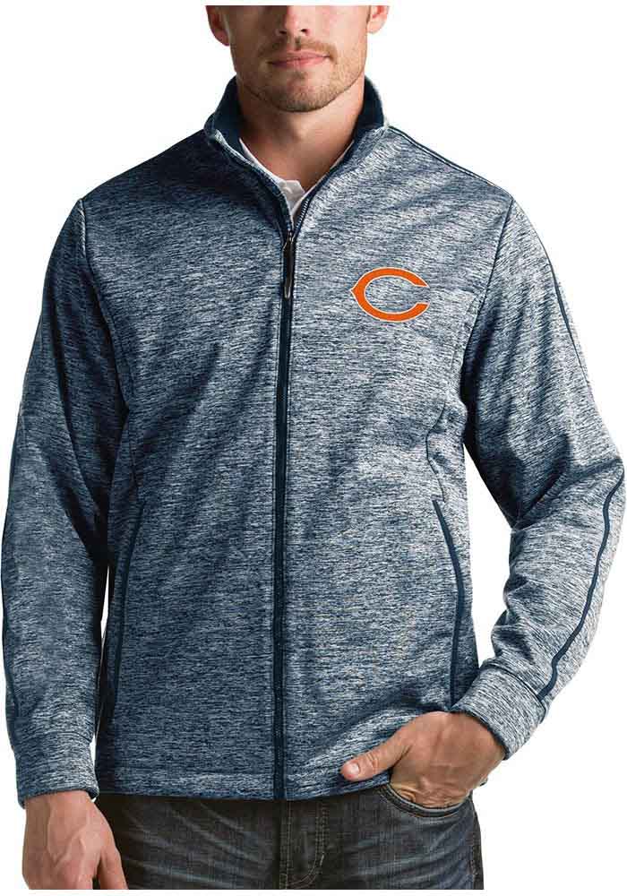 Dunbrooke Chicago Bears Mens Navy Blue Archer Sleeveless Jacket in