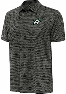 Antigua Dallas Stars Mens Black Static Short Sleeve Polo