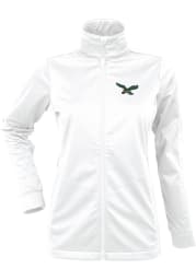 Antigua Philadelphia Eagles Womens White Golf Medium Weight Jacket