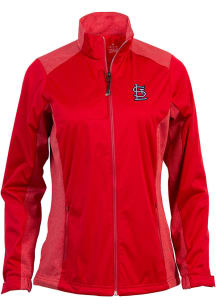 Antigua St Louis Cardinals Womens Red Revolve Medium Weight Jacket