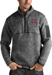 Antigua Missouri State Bears Mens Charcoal Fortune Long Sleeve 1/4 Zip Pullover
