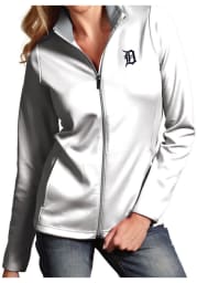 Antigua Detroit Tigers Womens White Leader Medium Weight Jacket
