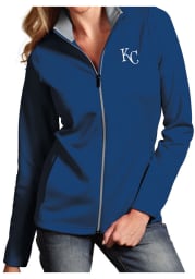 Antigua Kansas City Royals Womens Blue Leader Medium Weight Jacket