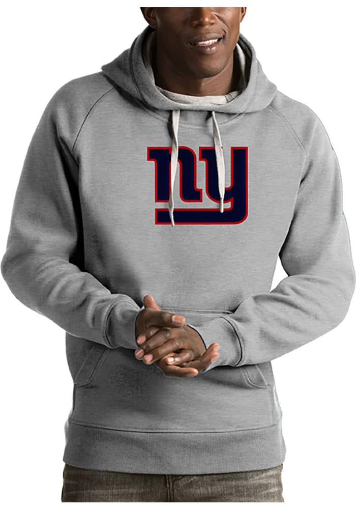 Antigua New York Giants Black Victory Long Sleeve Hoodie, Black, 52% Cot / 48% Poly, Size S, Rally House