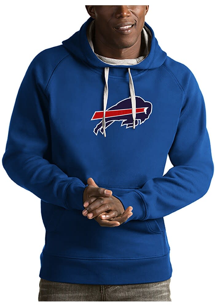 Antigua Buffalo Bills Women's Black Victory Pullover Hoodie