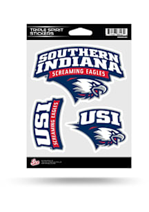 Southern Indiana Screaming Eagles Triple Spirit Auto Decal - Navy Blue