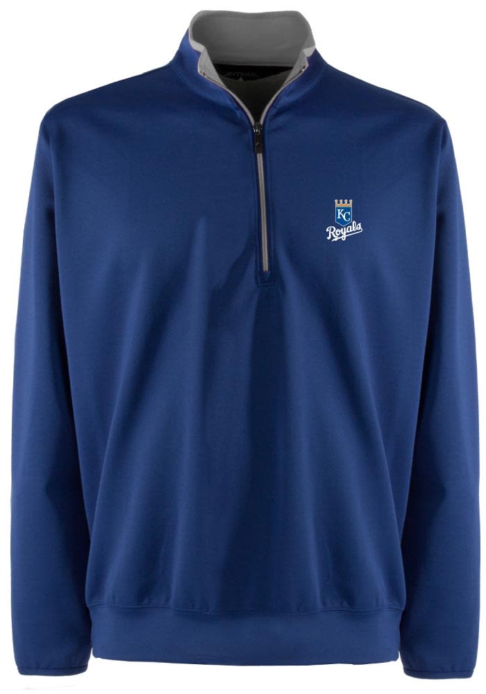 Antigua Kansas City Royals Leader Pullover - Blue