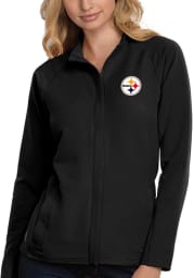 Antigua Pittsburgh Steelers Womens Black Travel Light Weight Jacket