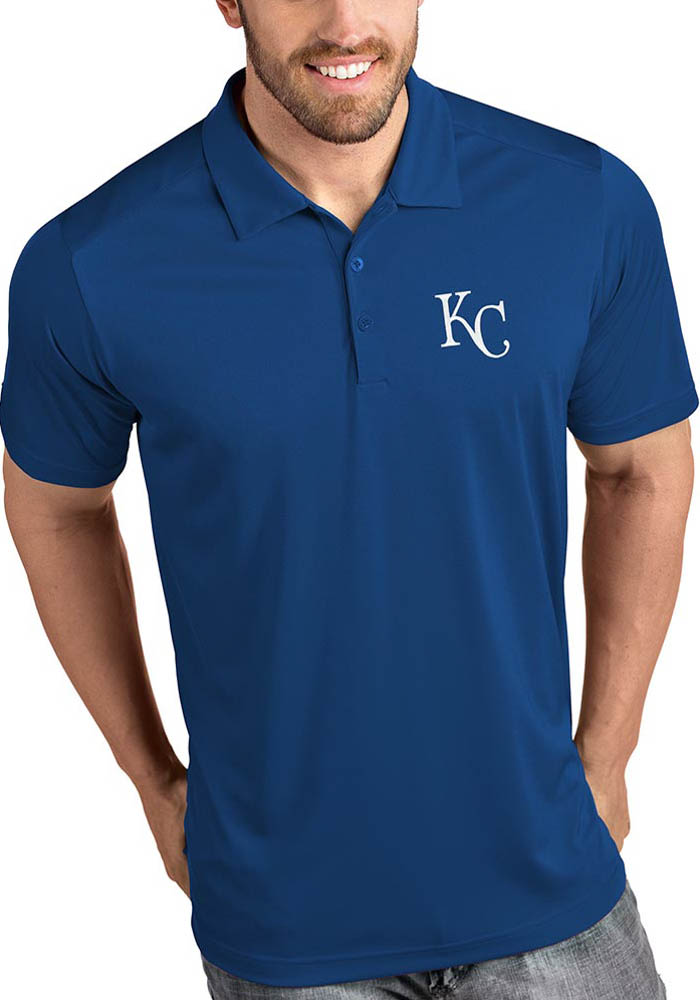 Antigua Men's Kansas City Royals White Legacy Polo