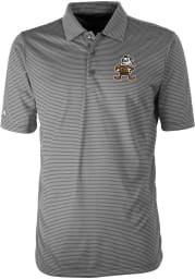 Brownie # Antigua Cleveland Browns Mens Grey Quest Short Sleeve Polo
