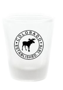 Colorado Frosted 1.5oz Shot Glass