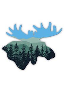 Moose Mountain Moose Stickers - White