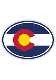 Colorado Colorado Flag Stickers - White