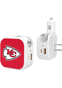 Kansas City Chiefs Solid 2in1 Phone Charger