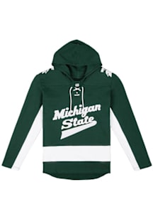 Homefield Michigan State Spartans Mens Green Script Hockey Fashion Hood