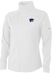 Womens K-State Wildcats White Columbia Fairway Friends Light Weight Jacket