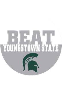 Green Michigan State Spartans BEAT Youngstown State 3&quot; Button