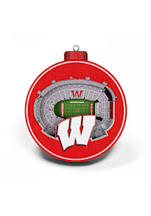 Wisconsin Badgers 3D Stadium Ornament