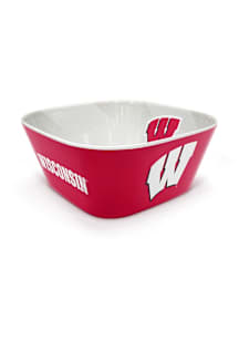 Wisconsin Badgers Melamine Party Bowl  Utensils