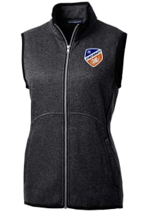 Cutter and Buck FC Cincinnati Womens Charcoal Mainsail Vest