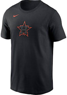 Nike Houston Astros Black Color Pop Short Sleeve T Shirt