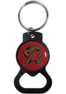 Black Maryland Terrapins Logo Keychain