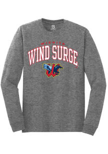 Summit Sportswear Wichita Wind Surge Graphite Arch Mascot Long Sleeve T Shirt