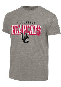 Cincinnati Bearcats Grey Champion Arch Name Short Sleeve Fashion T Shirt
