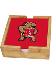 Maryland Terrapins Square Coaster - Red