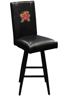 Black Maryland Terrapins Swivel Pub Stool