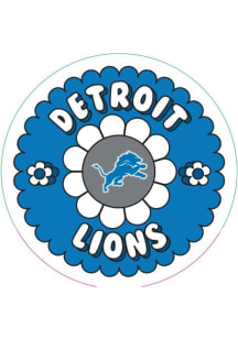 Detroit Lions Team Groovy Flower Stickers