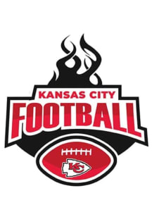 Kansas City Chiefs Football Flames Stickers