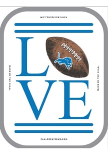 Detroit Lions Love Stickers