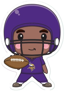 Minnesota Vikings 3in Football Player Stickers