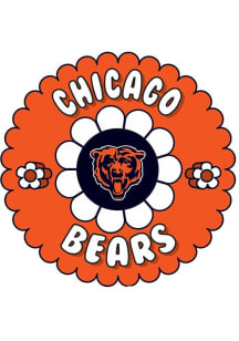 Chicago Bears 3in Groovy Flower Stickers