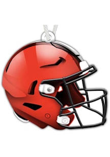 Cleveland Browns Authentic Helmet Ornament - Orange