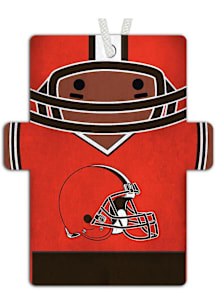 Cleveland Browns Football Player Ornament - Orange