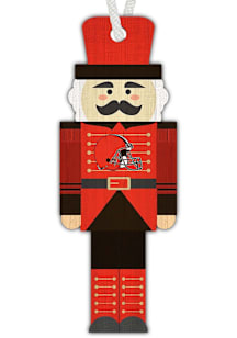 Cleveland Browns Nutcracker Ornament - Orange