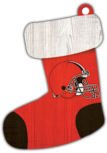 Cleveland Browns Stocking Ornament - Orange