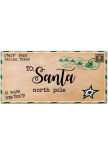 Dallas Stars To Santa 6x12 Decor