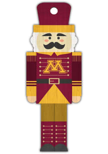 Maroon Minnesota Golden Gophers Nutcracker Ornament