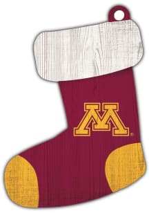 Maroon Minnesota Golden Gophers Stocking Ornament