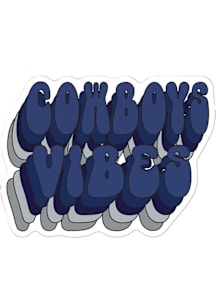 Dallas Cowboys 3in Team Vibes Stickers - Blue