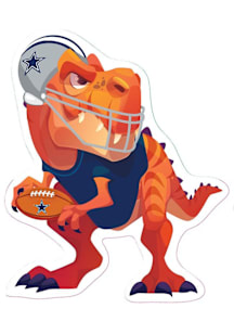 Dallas Cowboys 3in Tyrannosaurus Stickers - Blue