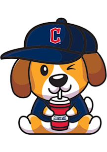 Cleveland Guardians 3in Dog Stickers - Navy Blue