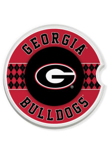 Georgia Bulldogs Argyle Car Coaster - Red